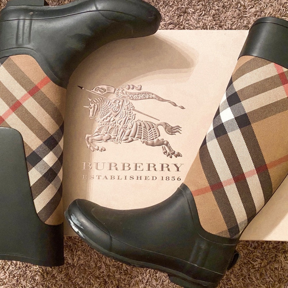 Burberry Clemence House Check Rain-boots